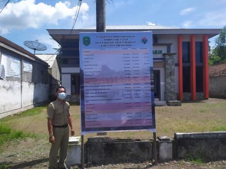 REALISASI ANGGARAN  PENDAPATAN DAN BELANJA DESA TAHUN 2020