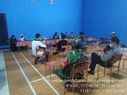 PENUTUPAN PENDAFTARAN CALON PERANGKAT DESA PAKIS